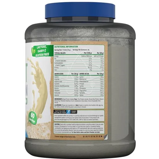 Applied Nutrition Critical Plant Protein Vanilla 1800g