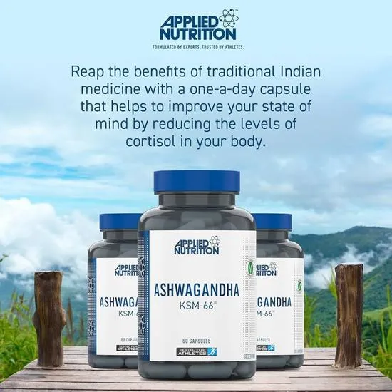 Applied Nutrition Ashwagandha KSM-66 Capsules 60 Capsules
