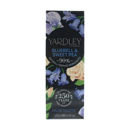 Yardley Bluebell & Sweet Pea Eau De Toilette 125ml