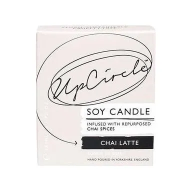 UpCircle Beauty Chai Latte Natural Soy Candle