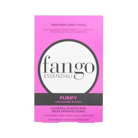 Borghese Fango Essenziali Purify Treatment Sheet Mask 4 x 25ml