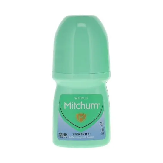 Mitchum 48HR Protection Unscented Roll On 50ml
