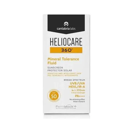 Heliocare 360 Mineral Tolerance Fluid SPF 50 50ml