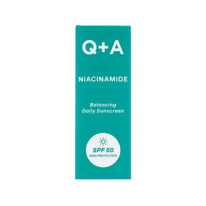 Q+A Niacinamide SPF 50 Balancing Facial Sunscreen
