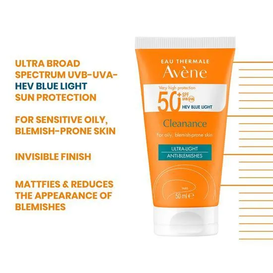 Avène Cleanance Very High Protection Sunscreen SPF 50+ 50ml