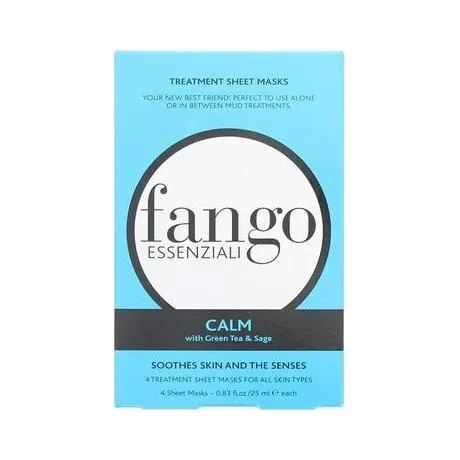 Borghese Fango Essenziali Calm Treatment Sheet Mask 4 x 25ml