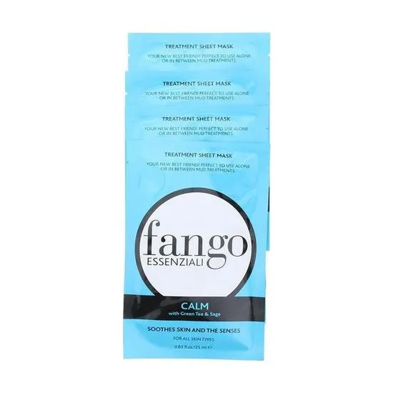 Borghese Fango Essenziali Calm Treatment Sheet Mask 4 x 25ml