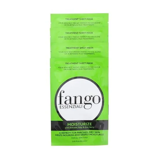 Borghese Fango Essenziali Moisturising Treatment Sheet Mask 4 x 25ml