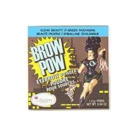 theBalm Clean & Green BROW POW Eyebrow Powder Light Brown
