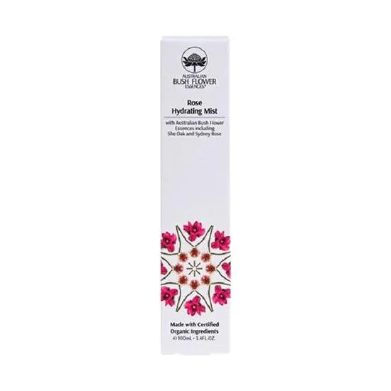Australian Bush Flower Essences Rose Hydrating Mist 100ml