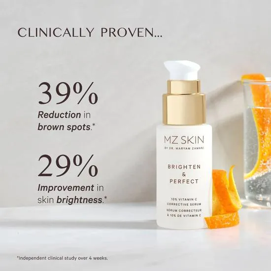 MZ Skin Brighten & Perfect 10% Vitamin C Corrective Serum 30ml