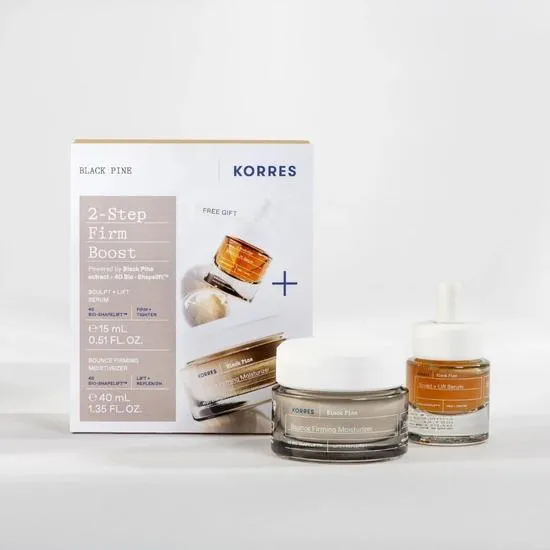 Korres Black Pine Day Cr N-C 40ml & Night 15ml Set