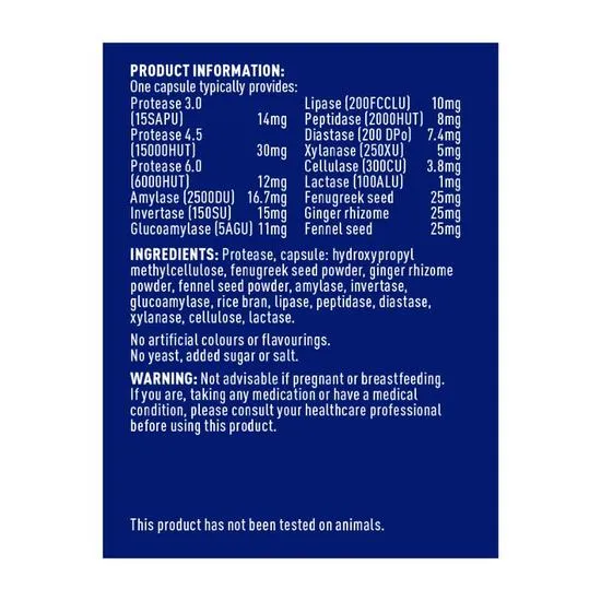 Higher Nature SuperGest Vegetable Capsules 90 Capsules