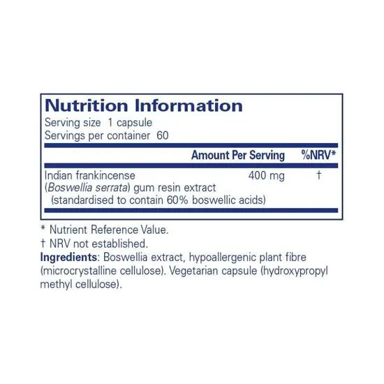 Pure Encapsulations Boswellia Capsules 60 Capsules