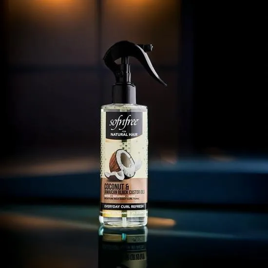 Sofn'Free For Natural Hair Coconut & Jamaican Black Castor Oil Everyday Curl Refresh 240ml