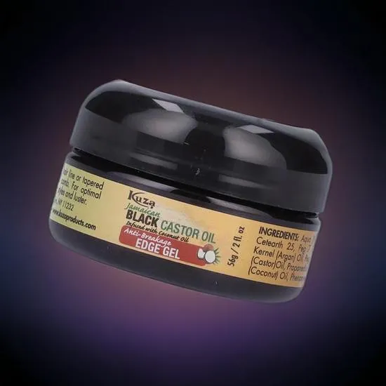 Kuza Jamaican Black Castor Oil Edge Hair Gel 2oz