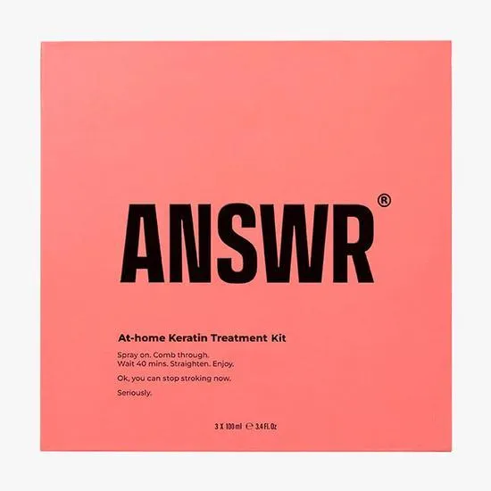 Answr At-home Keratin Treatment Kit Keratin Treatment + Shampoo + Conditioner