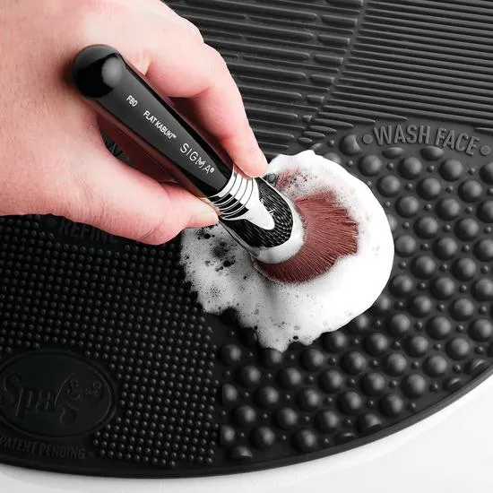 Sigma Beauty Spa Express Brush Cleaning Mat Black
