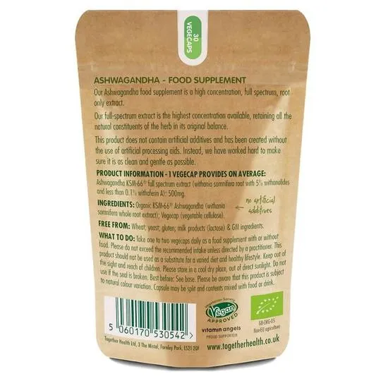 Together Health Ashwagandha Vegicaps 30 Vegicaps