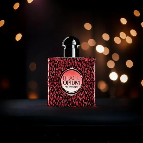 Yves Saint Laurent Black Opium Eau De Parfum Holiday Collector Bottle 50ml