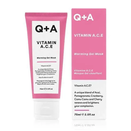 Q+A Vitamin A.C.E Warming Gel Mask 75ml