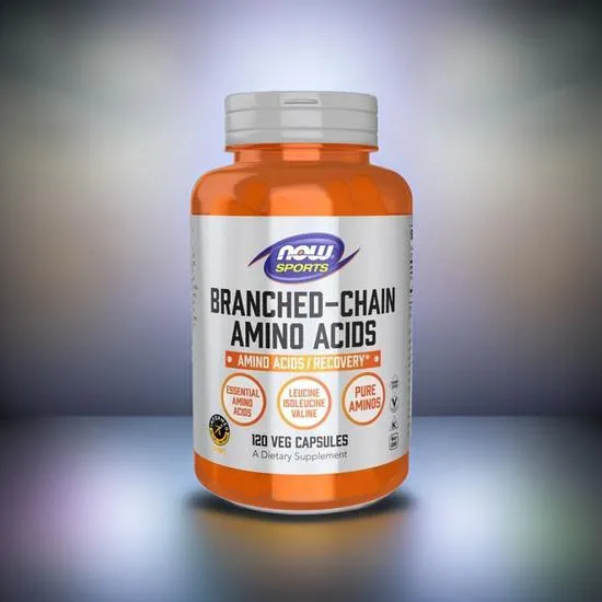 NOW Foods BCAA Branched Chain Amino Acids Capsules 120 Capsules