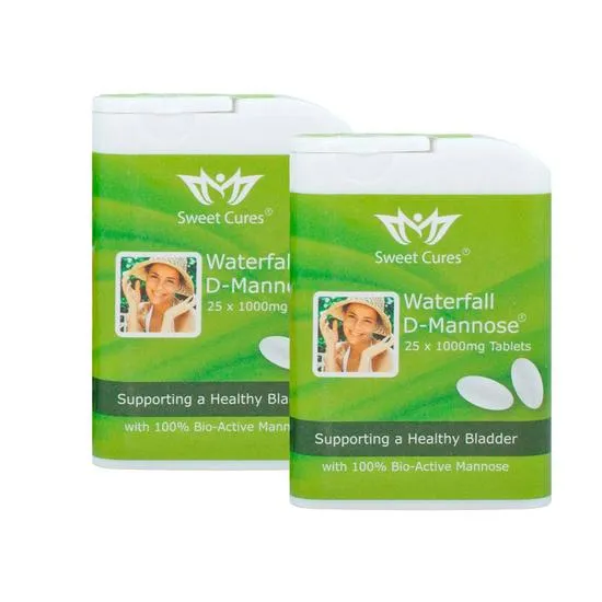 SC Nutra Waterfall D-Mannose 1000mg Tablets 50 Tablets