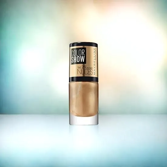Maybelline Colour Show 24 Karat Nudes Nail Polish 474 Gilded In Gold
