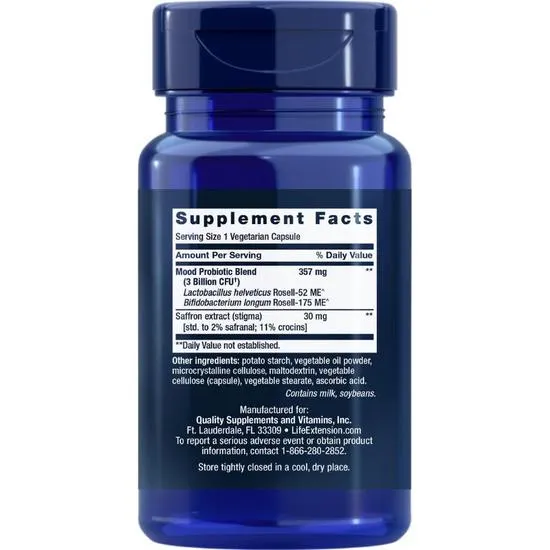 Life Extension Florassist Mood Improve Capsules 30 Capsules