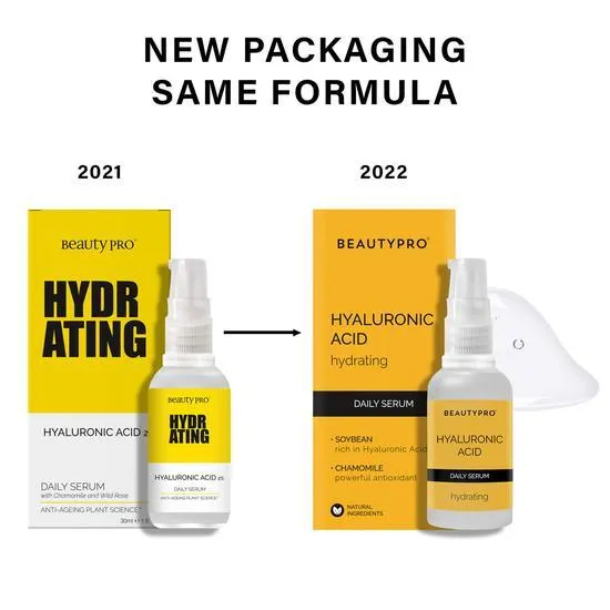 BeautyPro Hydrating Daily Serum With Hylauronic Acid 30ml