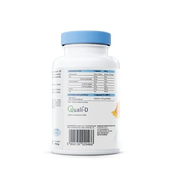 Osavi Vitamin D3 2000iu Softgels 60 Softgels
