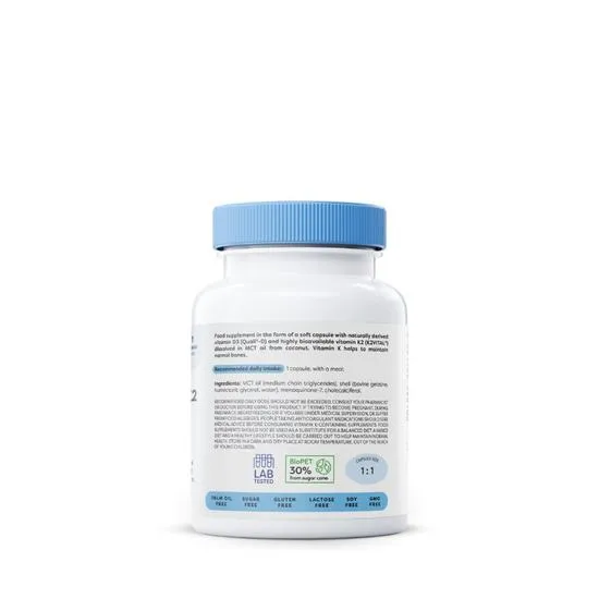 Osavi Vitamin D3 + K2 2000iu + 100mcg Softgels 60 Softgels