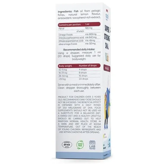 Osavi Super Strong DHA Kids 640mg DHA Lemon 50ml