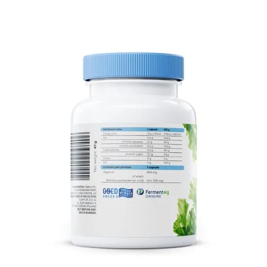 Osavi Omega-3 Vegan 250mg DHA Softgels 60 Softgels