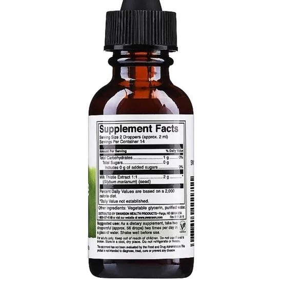 Swanson Milk Thistle Liquid Extract 29ml
