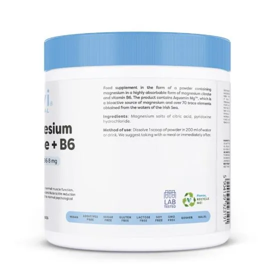 Osavi Magnesium Citrate + B6 Powder 250g