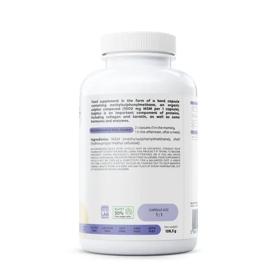 Osavi MSM 1000mg Capsules 60 Capsules