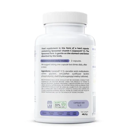 Osavi Liposomal Vitamin C 1000mg Capsules 60 Capsules