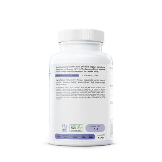 Osavi Liposomal Iron 20mg Capsules 60 Capsules