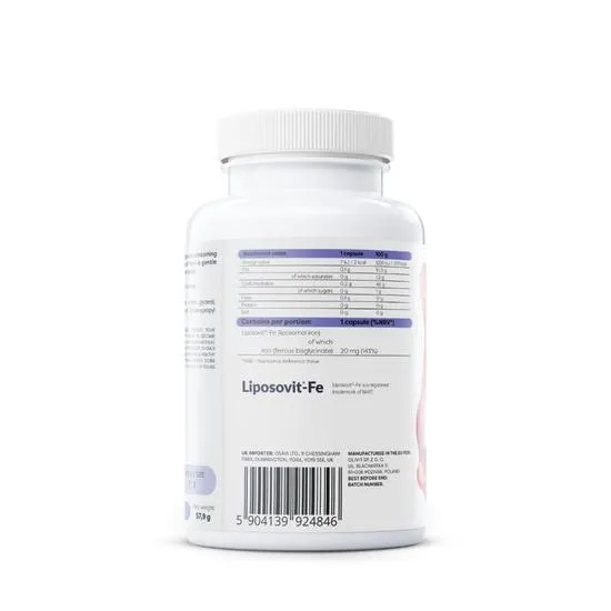 Osavi Liposomal Iron 20mg Capsules 60 Capsules