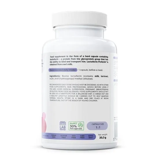 Osavi Lactoferrin 200mg Capsules 60 Capsules
