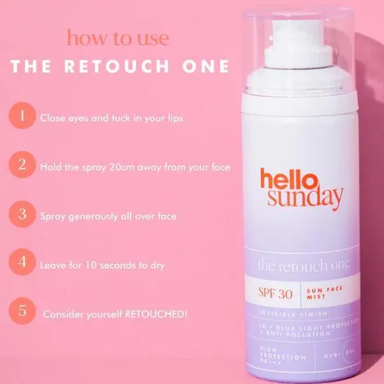 Hello Sunday The Retouch One Face Mist SPF 30 75ml