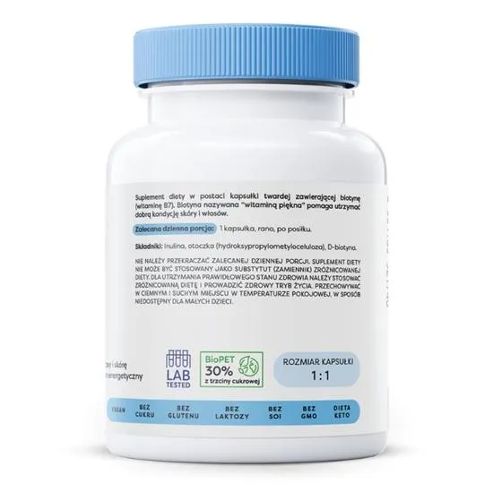 Osavi Biotin 2500mcg Capsules 60 Capsules