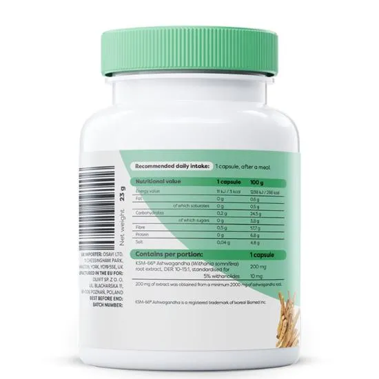 Osavi Ashwagandha KSM-66 200mg Capsules 120 Capsules