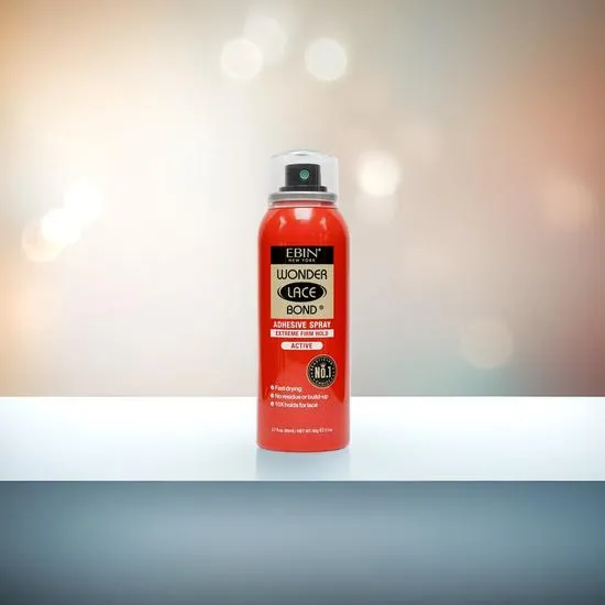 Ebin New York Wonder Lace Bond Adhesive Spray Extreme Firm Hold Active 80ml