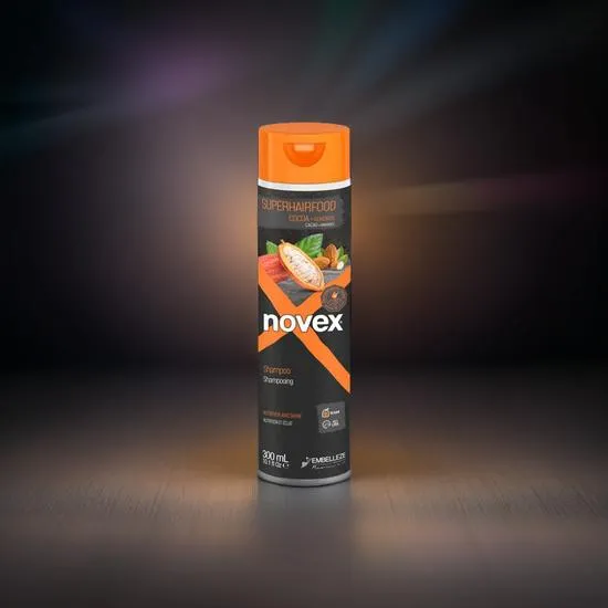 Novex SuperHairFood Cocoa & Almonds Shampoo 300ml