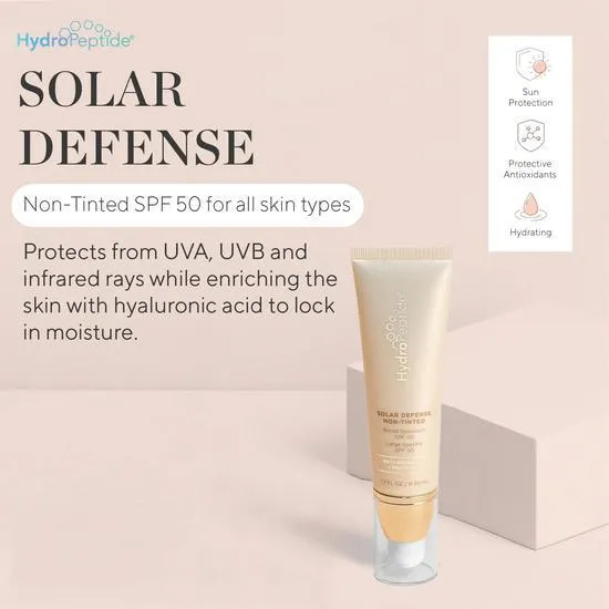 HydroPeptide Solar Defence SPF 50 Non-Tinted 50ml