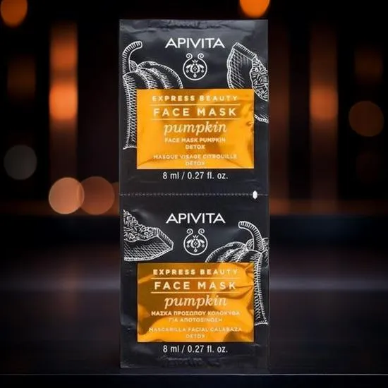 APIVITA Detox Face Mask With Pumpkin 2x8ml