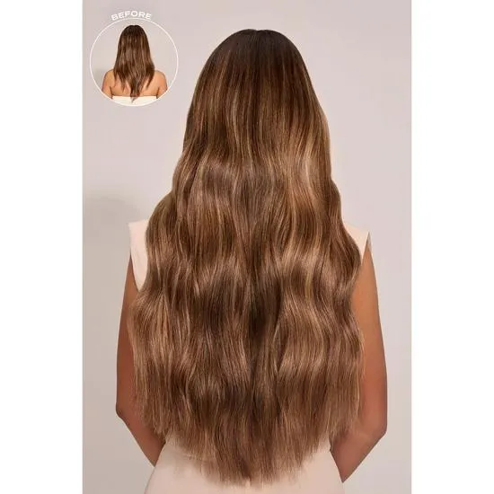 LullaBellz Professional 22" Invisible Tapes DARK | CHOC BROWN