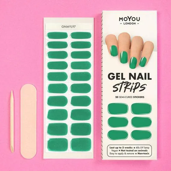 MoYou London Gel Nail Strip Emerald City